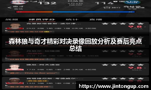 森林狼与奇才精彩对决录像回放分析及赛后亮点总结